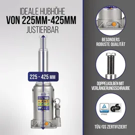 Alca alca® hydraulischer Unterstellheber bis 15000kg