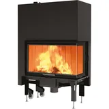 Edilkamin Windo2 75 Kamineinsatz Tür links - Schwarz