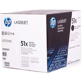 HP 51X schwarz 2er Pack (Q7551XD)