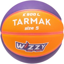 Basketball Grösse 5 Light & Soft - K900 Wizzy orange/violett, EINHEITSFARBE, EINHEITSGRÖSSE