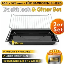 ICQN Backblech 460 x 370 mm schwarz