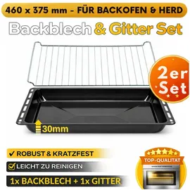 ICQN Backblech 460 x 370 mm schwarz