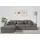 OTTO home RAUM.ID Ecksofa Florid L-Form", 280x75x162 cm Struktur Ottomane links grau/taupe