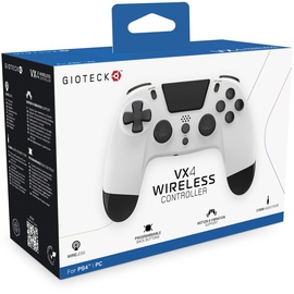 Gioteck VX4 Wireless Premium BT Controller - White - Controller - Sony PlayStation 4