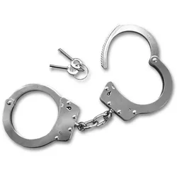 Handschelle Police Double Lock Flexibel S/Steel