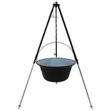 Grillplanet Gulaschkessel 22 l emailliert schwarz