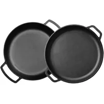BRIZOLL Gusseisenpfanne mit Deckel Ø36 cm