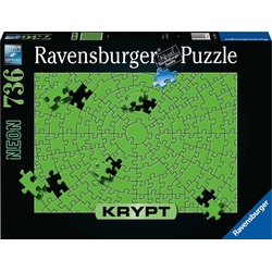 Ravensburger Puzzle Krypt Neon Green, 736 Puzzleteile, Made in Germany; FSC® - schützt Wald - weltweit bunt