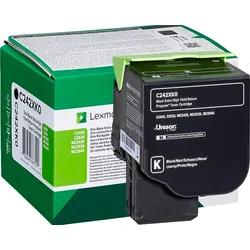 Lexmark C242XK0 Rückgabe-Tonerkassette Schwarz mit extra hoher Kapazität