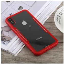 Handy Tasche für iPhone XS Max Cover Case Panzer Schutz Hülle Bumper Rot