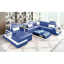 aea Ecksofa Polster Wohnlandschaft Ecksofa UForm Modernes Sofa Ledersofa Sofas 2tlg
