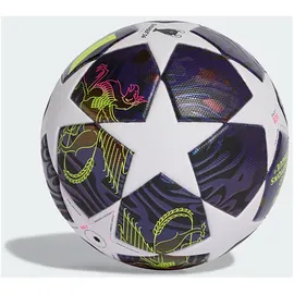 adidas UEFA Champions League Final Pro Ball - Dark Purple / White / Solar Yellow - 5