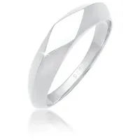 Elli Ring 925 Sterling Silber Pinky Ring, Siegelring in Silber | Gr.: 50