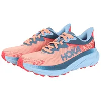 Hoka One One HOKA Damen Trailrunningschuhe Challenger ATR 7, Papaya / REAL Teal 40 2⁄3