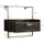 Möbel Boss Sitzbank Samt Rosa 108 x 40 x 40 cm