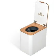 Trobolo SilvaBlœm Trenntoilette, Weiß
