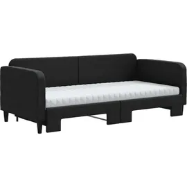 vidaXL Tagesbett 90 x 200 cm Schwarz