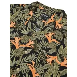 Riverso Hawaiihemd Regular Fit floral Schwarz M
