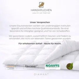 HANSKRUCHEN Diamant (Daune, 220 x 155 cm