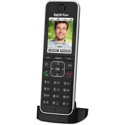AVM FRITZ!Fon C6 DECT-Telefon, Schwarz Farbdisplay 180 ppi, beleuchtete Tastatur