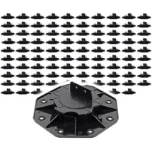 XPOtool Stelzlager Set 100 Stück 18-28 mm schwarz