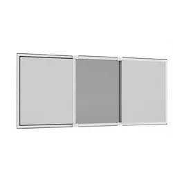 CULEX Alu Fliegengitter Schiebefenster 75x100 weiss 101690201-VH