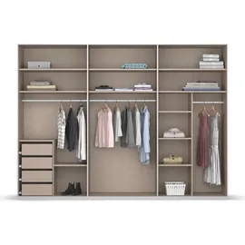 Rauch Drehtürenschrank Skat Pure 301 x 223 x 63 cm Grau