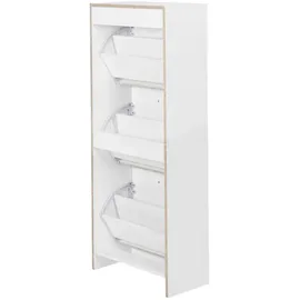Möbel Boss Schuhkipper 50 x 125 x 24 cm weiß