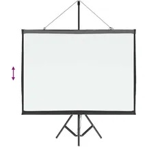 vidaXL Projektionsleinwand mit Stativ 50 Zoll 4:3