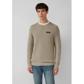 s.Oliver Strickpullover mit Struktur Beige XXL