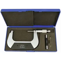 ELMAG Präzisionsbügelmessschraube 75-100mm Ablesung 0,01mm, HM-Messflächen