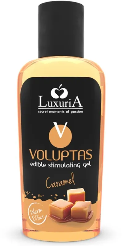INTIMATELINE LUXURIA - VOLUPTAS ESSBARES MASSAGEGEL MIT WRMENDEM EFFEKT - KARAMELL 100 ML
