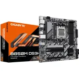 Gigabyte B850M DS3H Motherboard - AMD Ryzen 9000 Series CPUs, 16+2+2 Phasen Digital VRM, bis zu 8200MHz DDR5 (OC), 1xPCIe 5.0 + 1xPCIe 4.0 M.2, 2.5 LAN, USB 3.2 Gen 2