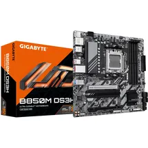 Gigabyte B850M DS3H Motherboard - AMD Ryzen 9000 Series CPUs, 16+2+2 Phasen Digital VRM, bis zu 8200MHz DDR5 (OC), 1xPCIe 5.0 + 1xPCIe 4.0 M.2, 2.5 LAN, USB 3.2 Gen 2