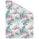 Lichtblick Fensterfolie Flamingo Rosa grün B/L: ca. 50x100 cm