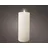 Lumineo LED Wachskerze 19 cm Ø 7 cm weiß