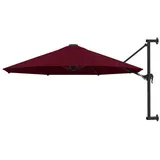 vidaXL Wandschirm 300 cm Burgunderrot