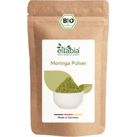 Bio Moringa Pulver 100g aus Indien | Moringa Oleifera Blattpulver in Premium Rohkost Qualität | 100% rein ohne Zusätze Vegan | (DE-ÖKO-007)