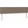 vidaXL Boxspringbett mit Matratze Taupe 180x200 cm Stoff - Taupe