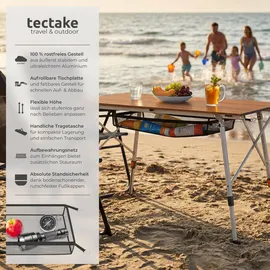 Tectake Campingtisch Bastian Braun
