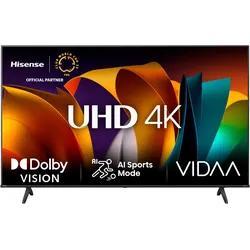 Hisense LED-Fernseher »75E6NT«, 4K Ultra HD, Smart-TV, 4K UHD, , 26804740-0 schwarz 75 "