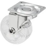 Design Möbelrolle SHIFT Rollen-Ø 50 mm transparent, Tragkraft 35 Kg, Höhe 64 mm Lenkrolle von SOTECH