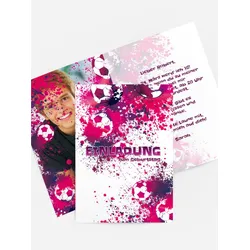 Einladungen zum Geburtstag selbst gestalten mit Spruch und Fotos im Onlinedesigner bei Meine-Kartenmanufaktur.de