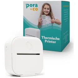 Pora&co Mini-Thermofotodrucker für Smartphone, hellgrün