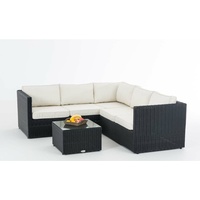 Clp Genero Lounge-Set schwarz/cremeweiß