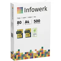 Infowerk Druckerpapier Kopierpapier 35000 Blatt 70 x 500 A4