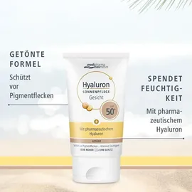 Medipharma Cosmetics Hyaluron Creme getönt LSF 50+ 50 ml