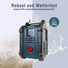 Leicke Baustellenradio DAB+ schwarz