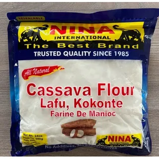 Maniok mehl Gari Cassava Flour 680g Gari Manoic Maniokmehl Tapioca Mehl