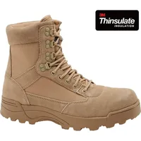 Brandit Textil Brandit Tactical STIEFEL COYOTE 9-LOCH ARMY TREKKING OUTDOOR BOOT ARBEITSSTIEFEL, Größe:42